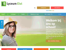 Tablet Screenshot of lyceumelst.nl